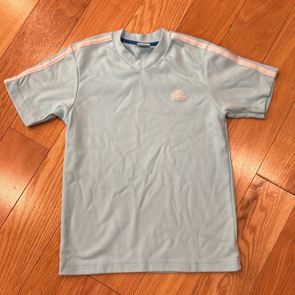 Lonsdale boys Blue Vneck Shirt